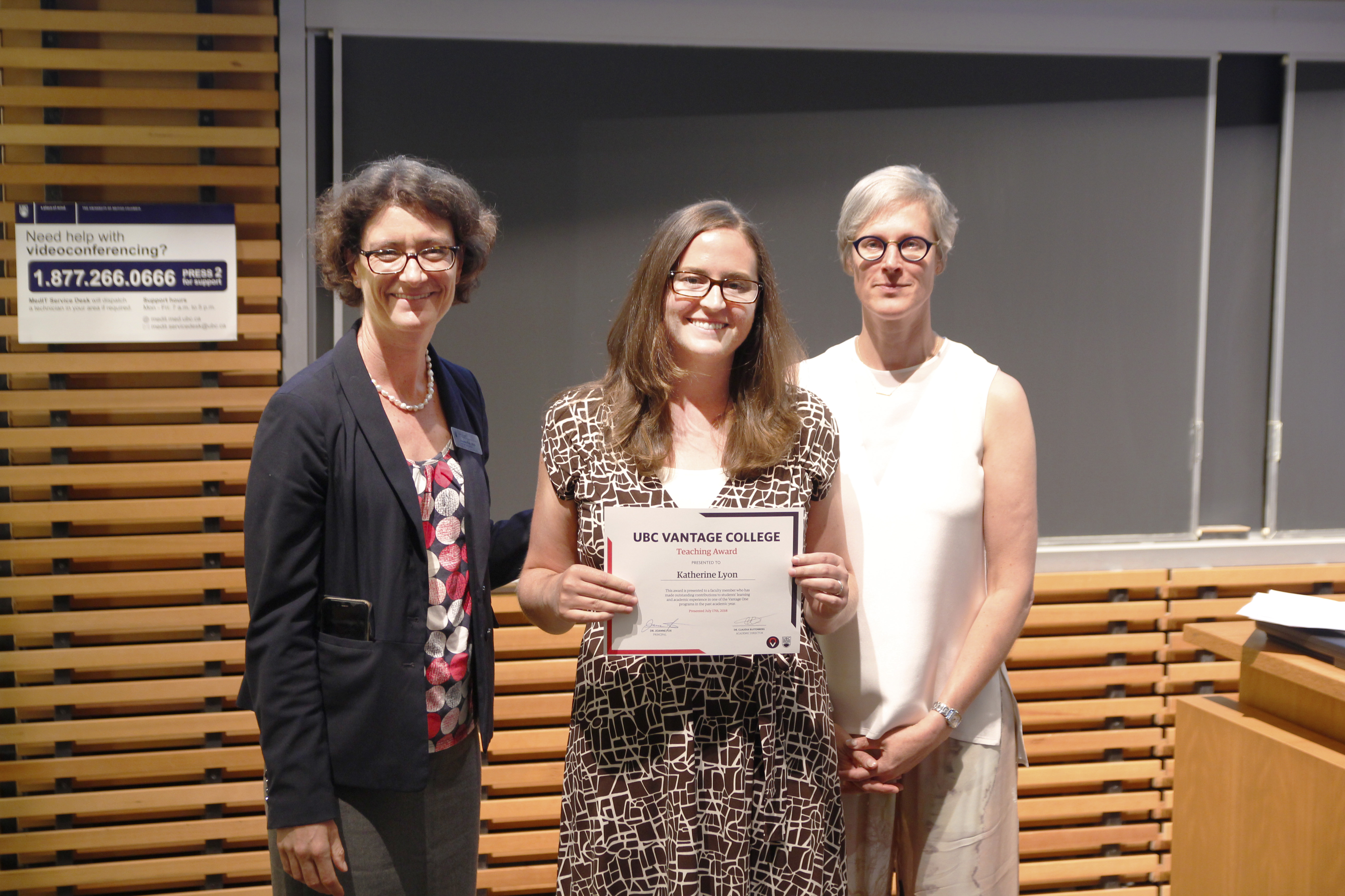 Teaching Award winner Katherine Lyon